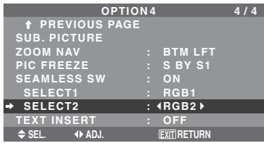 NEC PX-42XM5A - Switching the input source quickly - 1