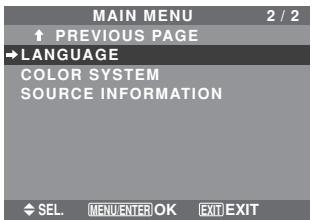 NEC PX-42XM5A - Menu Operations - 3