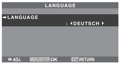 NEC PX-42XM5A - Setting the language for the menus - 1