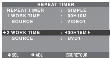 NEC PX-42XM5A - REPEAT TIMER - 1