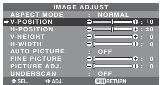 NEC PX-42XM5A - IMAGE ADJUST - 1