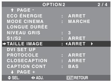 NEC PX-42XM5A - Réglage du format image pour les signaux d'entrée RGB - 1