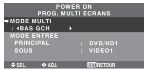 NEC PX-60XM5A - Réglage du ENTREE - 1