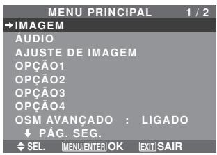 NEC PX-60XM5A - Modo menu avançado - 1