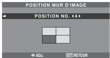 NEC PX-60XM5A - POSITION MUR D'IMAGE - 1
