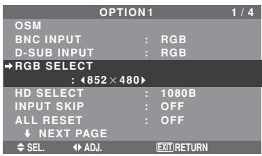NEC PX-60XM5A - Setting a computer image to the correct RGB select screen - 1
