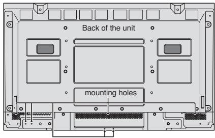 NEC PX-60XM5A - Cable Management - 2