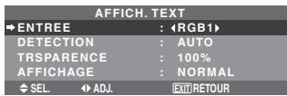 NEC PX-60XM5A - Affichage de l'information comme un texte - 1