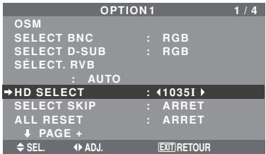NEC PX-60XM5A - Réglage de l'image haute définition vers une taille d'écran qui convient - 1