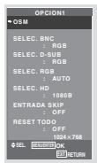 NEC PX-60XM5A - ■ Ajustes de ANGULO OSM - 2