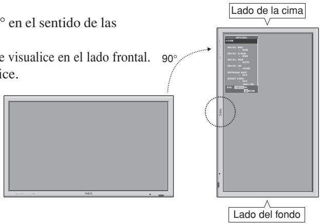 NEC PX-60XM5A - Utilización del modo de mando a distancia con connexion de cable - 2