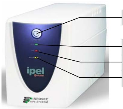 INFOSEC IPEL EVOLUTION 350 VA - FRONT PANEL - 1