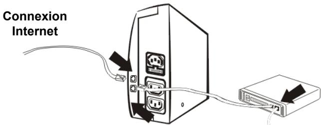 INFOSEC SMART LINE 1000 VA - Protection de la ligne téléphone, fax, modem - 1