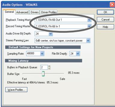 EDIROL FA-66 - SONAR 4 - 5
