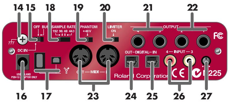 EDIROL FA-66 - [ Limitations concerning l'utilisation du FA-66 à 192 kHz ] - 1