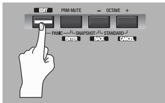 EDIROL PCR-300 - Control maps et mémoire utile - 2