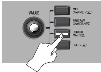 EDIROL PCR-300 - Control maps et mémoire utile - 1