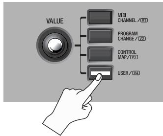 EDIROL PCR-800 - Définition d'une velocité fixe (Key Velocity) - 1