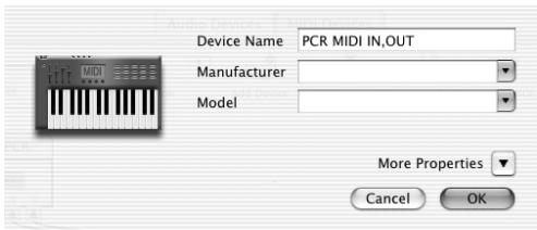 EDIROL PCR-M80 - Paramétrage Mac OS - 2