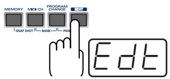 EDIROL PCR-M80 - Protection d'un ensemble de paramètres mémorisés (PROTECT) - 3