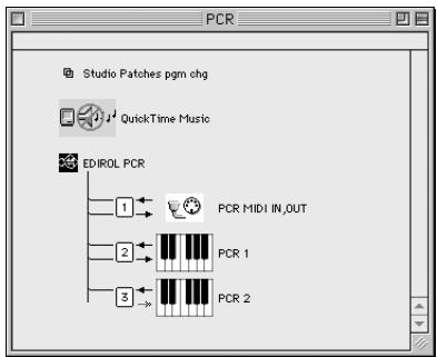 EDIROL PCR-M80 - Configuration du pilote OMS - 9