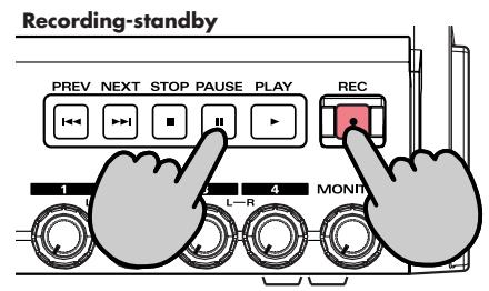 EDIROL R-4 - Recording-standby - 1