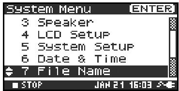 EDIROL R-4 - Project Name settings - 1