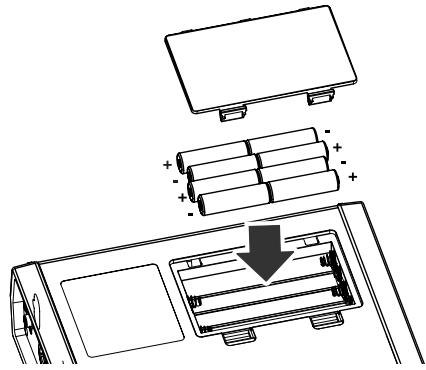 EDIROL R-4 - Caution when using the R-4 on battery power - 1