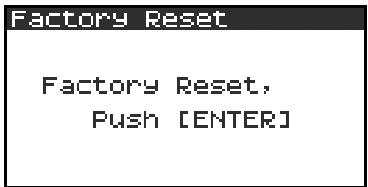 EDIROL R-4 - Executing Factory Reset (Restoring the factory settings) - 2