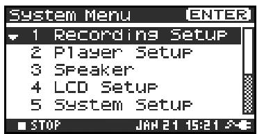 EDIROL R-4 - Player Setup - 1