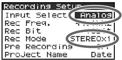 EDIROL R-4 - - System settings - 1