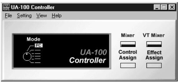 EDIROL UA-100 - Fenêtre principale - 1