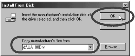 EDIROL UA-100 - ■ Installation du pilote - 9