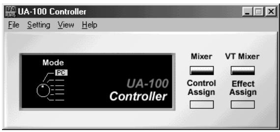 EDIROL UA-100 - ■ Lancement du logiciel UA-100 Controller - 7
