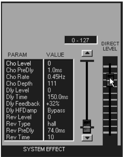 EDIROL UA-100 - Paramétrage de l'effet - 2