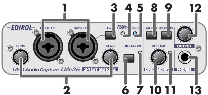 EDIROL UA-25 - Connexions et configuration - 1