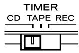 TEAC AD-500 - Reproduccion de CD o cassette por temporizador - 1
