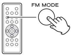 TEAC MC-DX32I - FM MODE button - 1