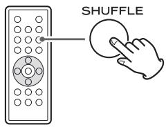 TEAC MC-DX32I - To activate the shuffle mode - 1