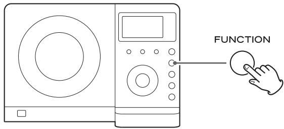 TEAC MC-DX32I - Pour sélectionner le mode ipod - 1