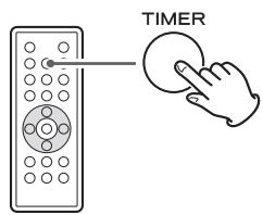 TEAC MC-DX32I - Para activar o desactivar el temporizador - 1