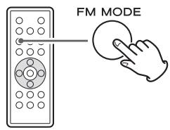 TEAC MC-DX32I - Botón FM MODE - 1