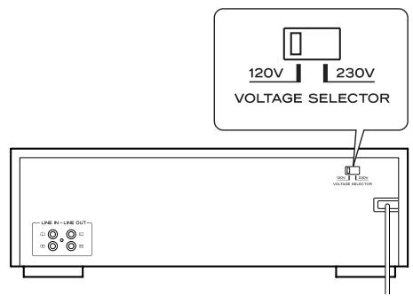 TEAC W-865R - Conversion de tension - 1