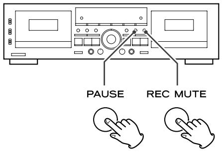 TEAC W-865R - Legen Sie Cassetten in beiden Decks ein und drücken zum Aufnahmestart die Taste PARALLEL REC. - 5