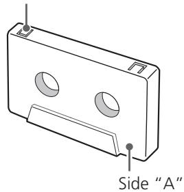 TEAC W-865R - Accidental erasure prevention tabs - 1