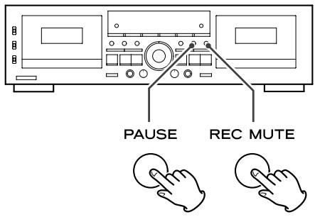 TEAC W-865R - Druk op een van beiden DUB START toetsen om met kopieren te beginnen. - 2