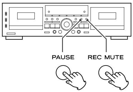 TEAC W-865R - Per arrivare la duplicazione agire su entrambi i tasti DUB START. - 2