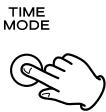 TEAC CR-H225 - Druk herhaald op de TIME MODE-toets totdat "On time" in het display verschijnt. - 1