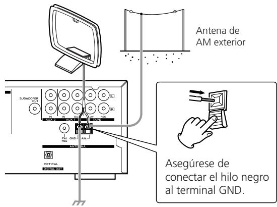 TEAC CR-H225 - Antena de cuadro de AM interior - 2