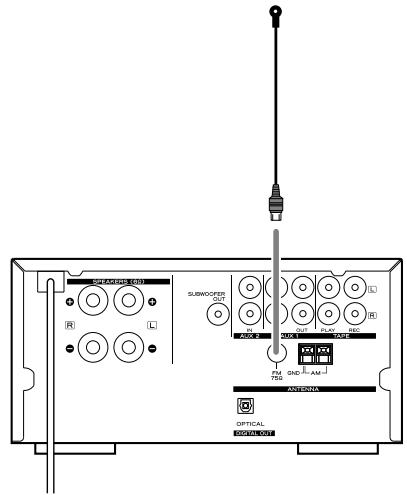 TEAC CR-H225 - Antenna FM interna - 1